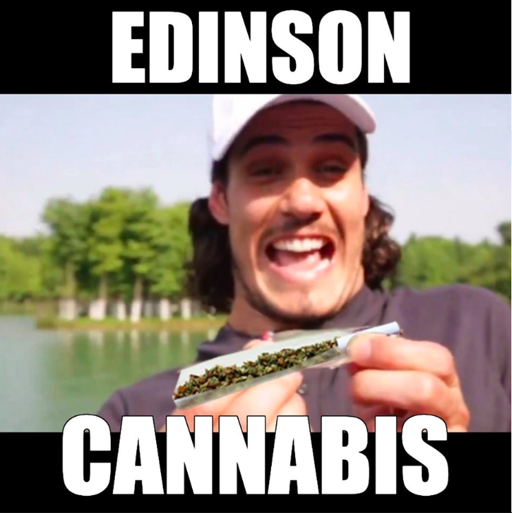 nivelazoYT's tweet photo. Edinson Cannabis @ECavaniOfficial  @valqiOK https://t.co/1IYOIF8JLk
