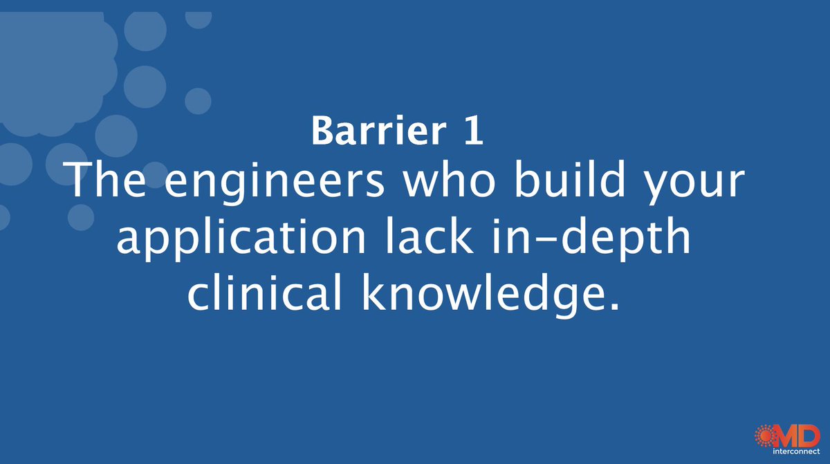 MDInterconnect's tweet photo. Attending #EXPOHealth? Come see us tomorrow at 2:30 p.m. ET as we present "Overcoming 4 Barriers that Will keep you from Building an App that People Actually Use". 
#healthcaretech #hospitals #healthcaretechnology #healthcare https://t.co/4npwfQ9asT
