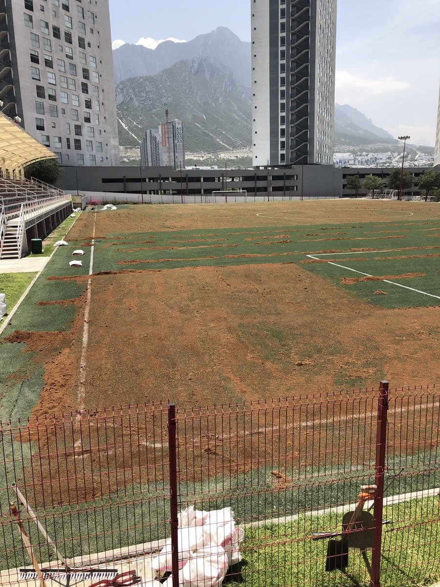 Hamm_Ed's tweet photo. Prototyping coconut fiber as an alternative to rubber as filler on our artificial pitch. #asfmlearns #asfmis @ASFM_official https://t.co/5oXYMg4PzJ
