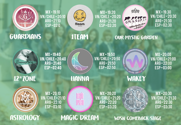 WJSN_SPACEG's tweet photo. 𝟐𝐧𝐝 𝐂𝐎𝐌𝐄𝐁𝐀𝐂𝐊 - 𝐎𝐏𝐄��𝐈𝐍𝐆 𝐀𝐂𝐓𝐒
¡Mañana es el día! Ellos son los que se presentarán mañana para hacer su velada de algo especial y que no olvidarán. Los elegimos por sus divertidas canciones y dinámicas, los esperamos. ☘
#JustTellUsWhy #IWISHwithWJSN https://t.co/SQlsViRPtV