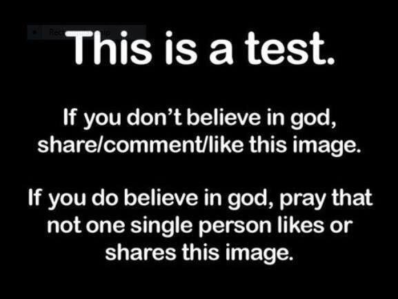 ThinkAtheist's tweet image. #testtuesday