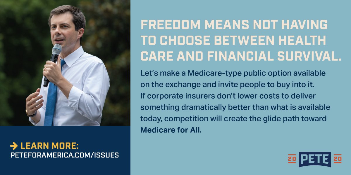 If you don’t have health coverage, you’re paying too much for care. If you do have health coverage, you’re paying too much for care. #DemDebate