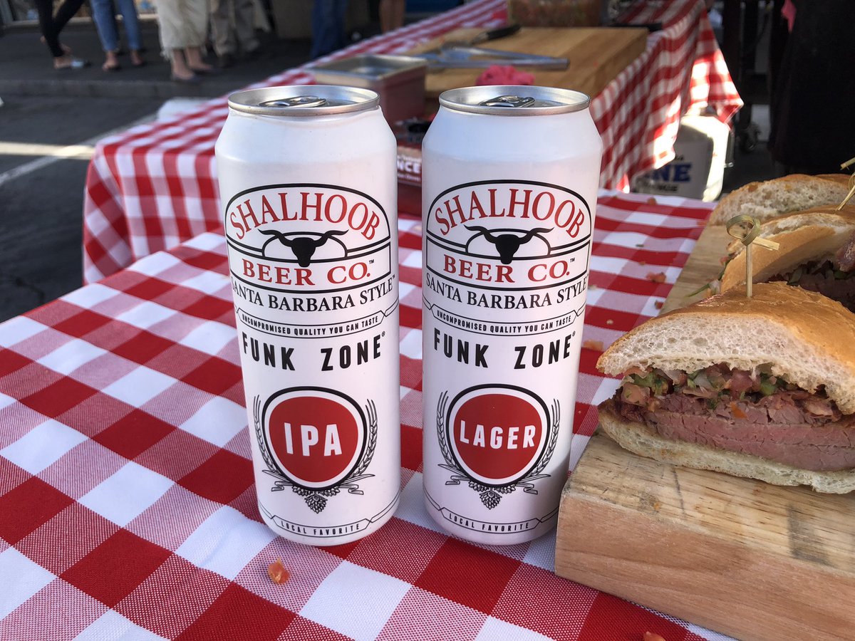 Free SHALHOOB tri- tip right now at 7-Eleven on the Mesa. Celebrating Santa Barbara’s newest beers.
SHALHOOB Funk Zone IPA.  SHALHOOB Funk Zone Lager.