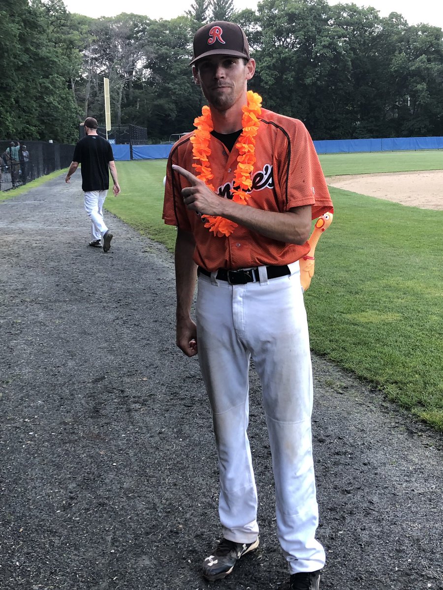 The Ronnie of the Day Playoff Lei goes to Ryan Bowen for his gutsy pitching performance which lead Ronnies to a 3-1 win over Clinton in Game 1 of the CNEBA Semi Finals. Ronnies has a chance to sweep the 3 game series tomorrow at Clinton High School at 5:45! #dasronnie