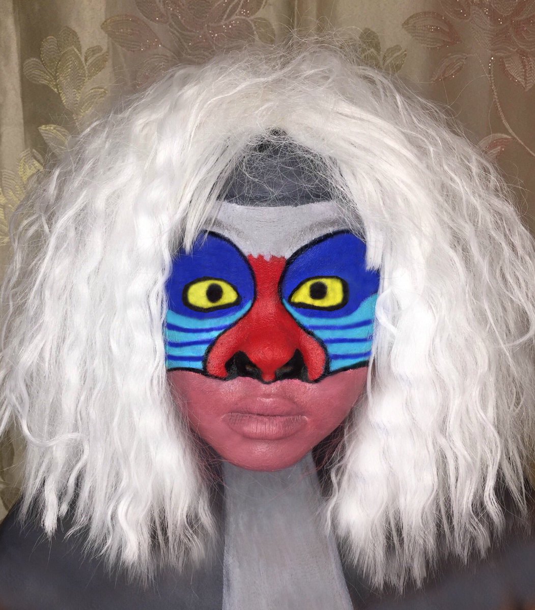 EmpressAlli's tweet photo. โThe question is: who are YOU ?โ - Rafiki ๐
#Rafikiย #TheLionKingย
#facepaint #makeup
#MakeUpWithAlli
IG : @islandempressalli https://t.co/XvOWxDsjPo