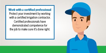 GeauxWater's tweet photo. Protect your investment - work with a professional! #SmartIrrigationMonth @irrigationassoc https://t.co/4fyBdcnCSu