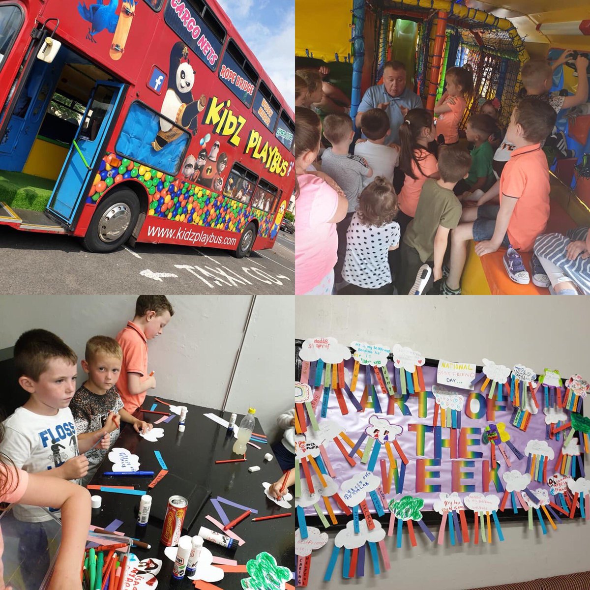 YouthFirstDerry's tweet photo. Great day at the junior scheme with the playbus and beautiful art to celebrate International Friendship Day #youthworkworks #makingmemories #belonging @AllianceWork @YcTower @BBCCiN https://t.co/VS7fIQwOSl