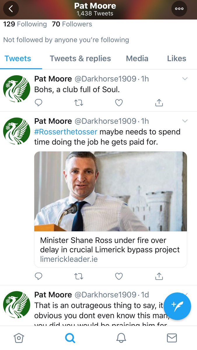 Johnopyro's tweet photo. have to laugh. put Donal Conway back at president. even tho he says he didn't know what was going on. YA RIGHT. you have your wife @Darkhorse1909 and daughter @Sarah_Sal talking shit about the minster and the last CEO. nice one, explain that @FAIreland @Mayzer5 @irishdailymail https://t.co/bBLCak9BZa