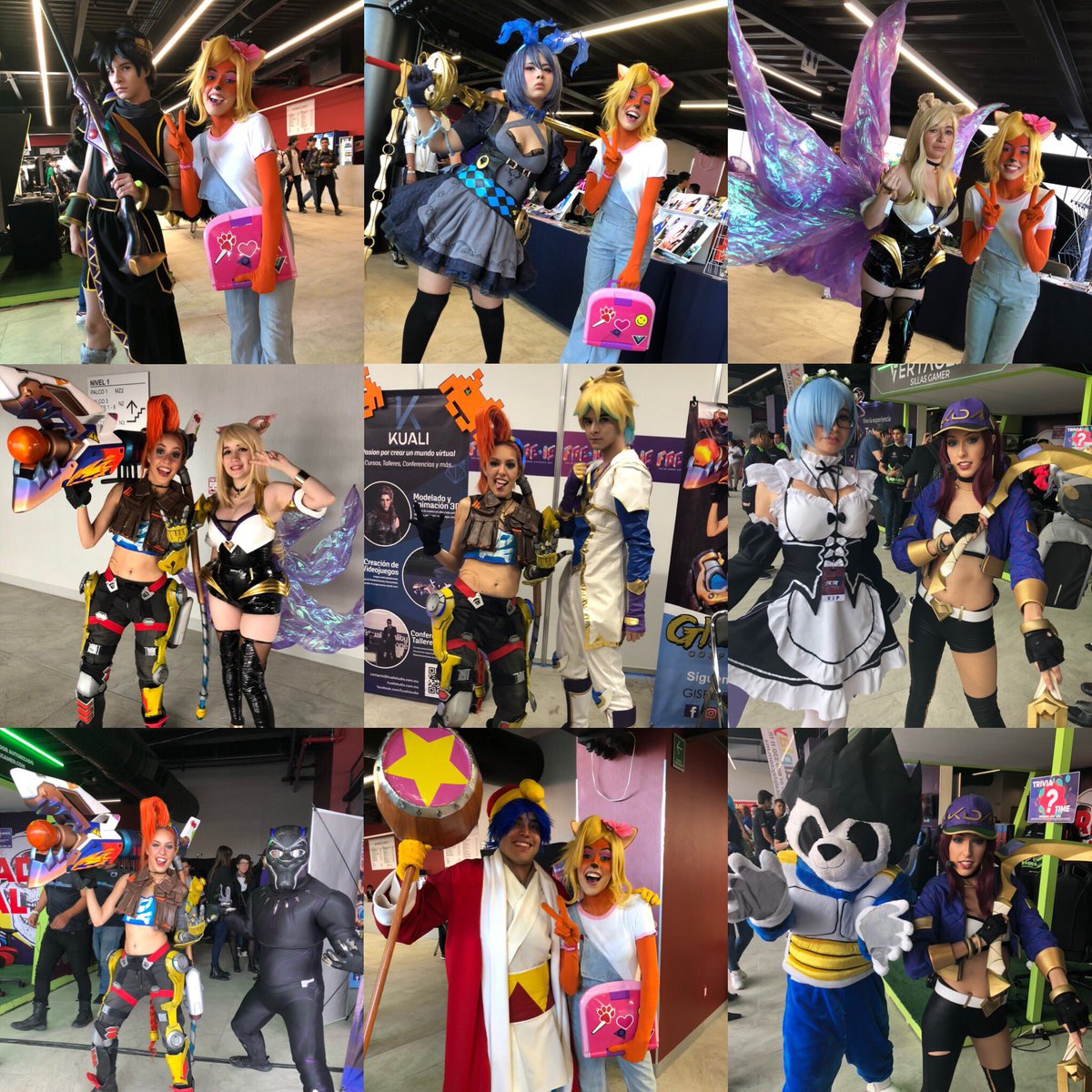 GiselleFitch's tweet photo. Fotitos Con cosplayers de Factor Gaming Experience!!! 🤟🏻🤟🏻🤟🏻🤗🤗🤗✨✨✨!!!

#factorgamingexperience2019 #factorgamingexperience https://t.co/c6xuICGLOR