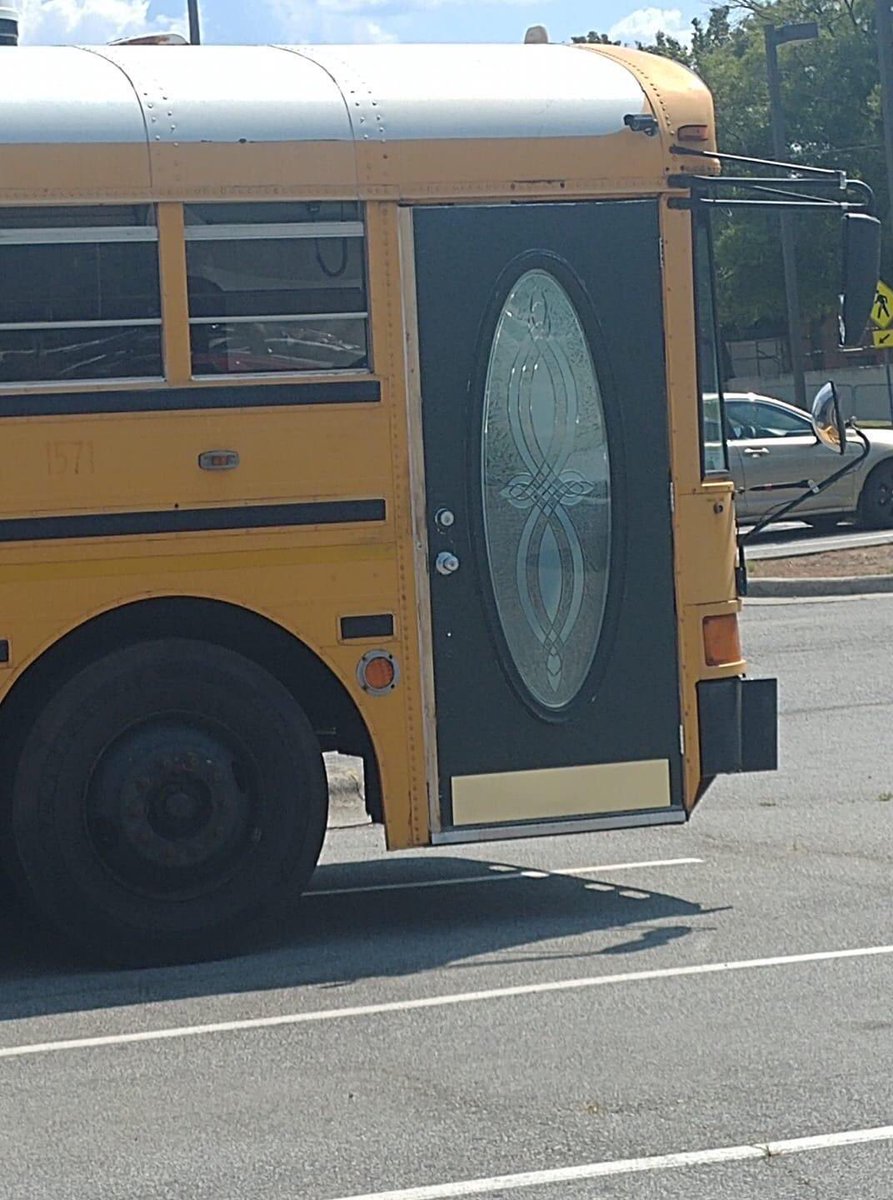 Is this what private school busses are like?