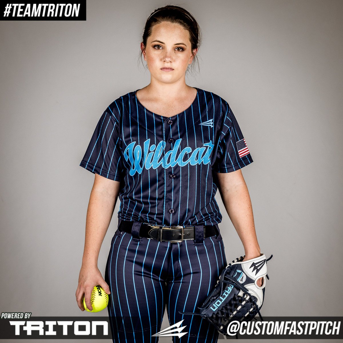 pinstripe softball jerseys