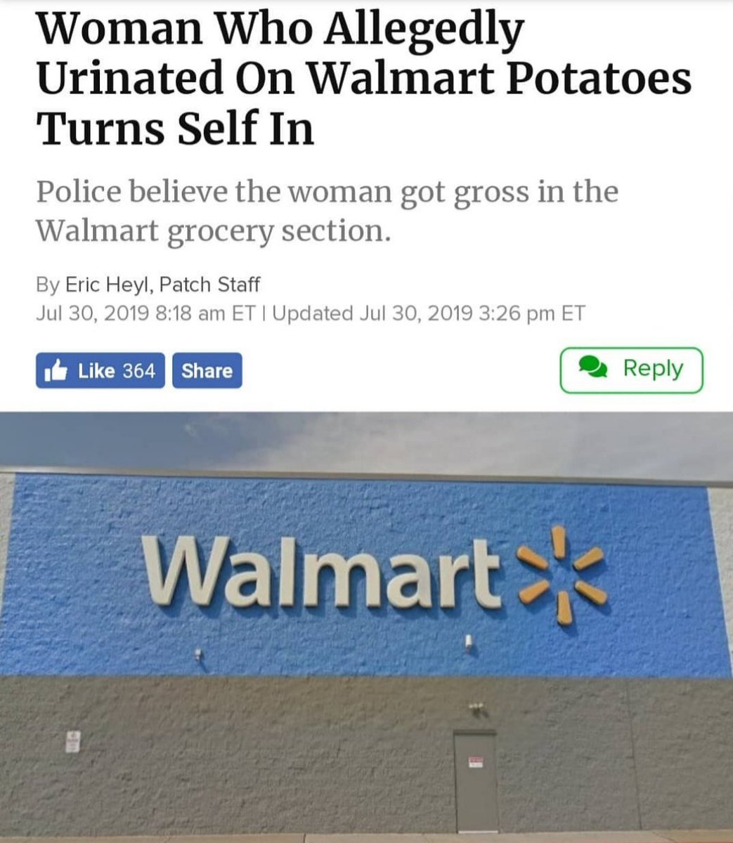 The sad thing is... is this is OUR Walmart. 😳🙊 Someone send us clean potatoes! We're fresh out!

#truecrime #crimesalad #localcrime #crimesaladpodcast #potatoesgonebad
