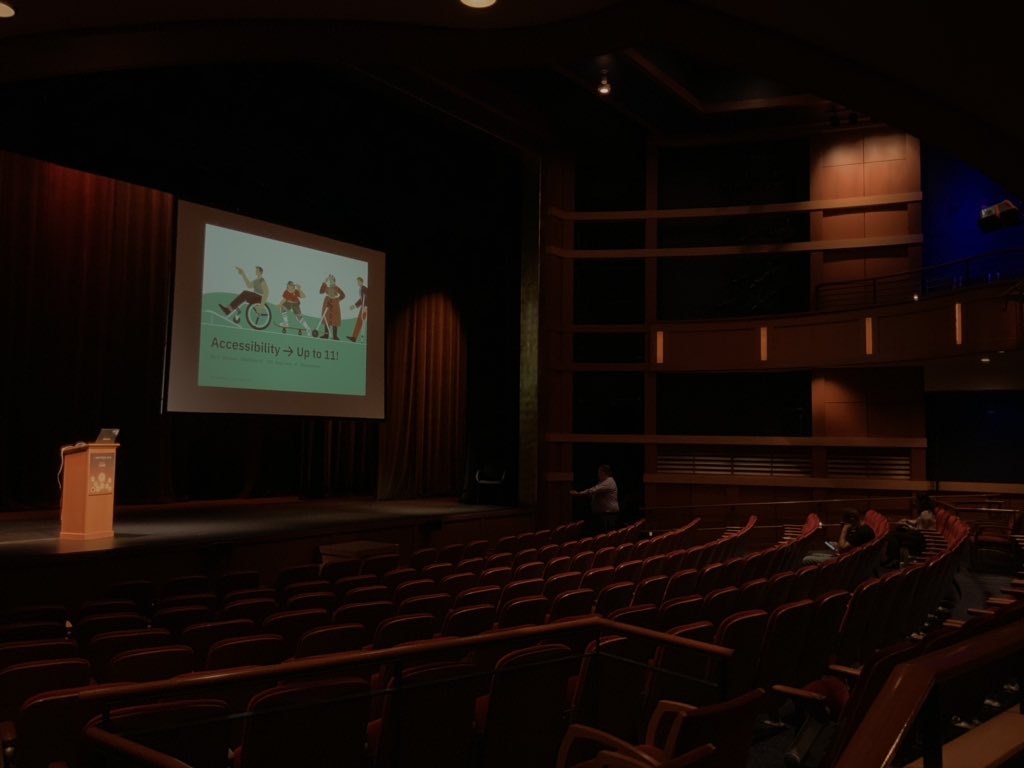 All ready! Thanks to <a href="/rgildesign/">Raúl Gil</a> for designing this amaaazing cover for my talk! See you all there! #accessibilityUpTo11 #SwiftFest