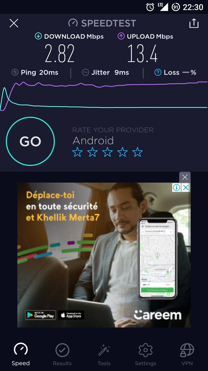 DaOldBoy82's tweet photo. @OrangeMaroc  pourquoi vous bridez la connexion ? https://t.co/W8h4mBry8A