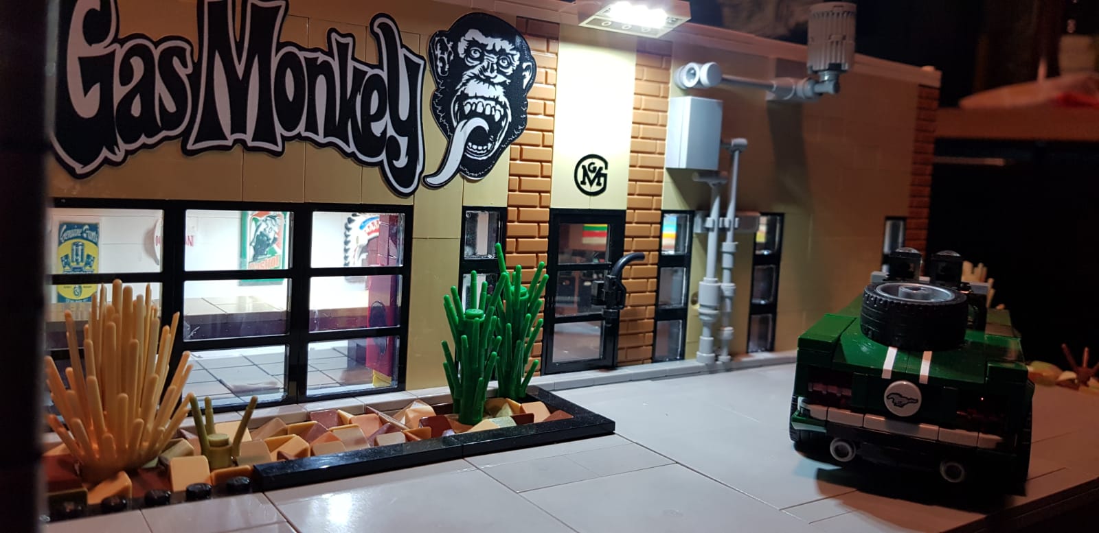 gas monkey garage lego