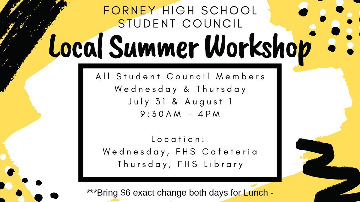 ForneyStuCo's tweet photo. ‼️2019-2020 Forney High School Bell Schedule‼️

All StuCo meetings will be during school, during Prime Time, so this is definitely the year for you to join! Hope to see you tomorrow, 9:30AM in the Cafeteria! https://t.co/odVQeGgZhb