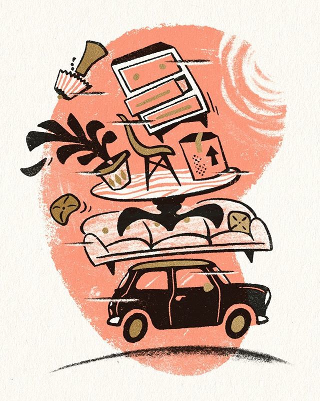 I’m not going anywhere soon, but if you know of anyone who is moving, you can get them this illustration on a greeting card from <a href="/cardnest/">Card Nest</a>. ift.tt/2YeV95c