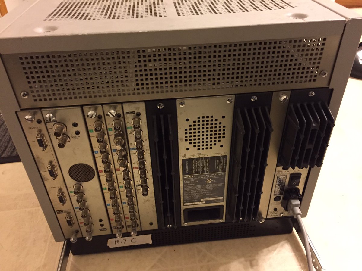 TopsyTurveTv's tweet photo. So I don’t know if I told twitter people, but say hello to my new BVM-D20F1U :D

I’m in the process of getting it fixed. https://t.co/c0Mmlyw5k7