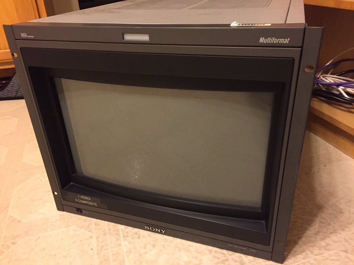 TopsyTurveTv's tweet photo. So I don’t know if I told twitter people, but say hello to my new BVM-D20F1U :D

I’m in the process of getting it fixed. https://t.co/c0Mmlyw5k7