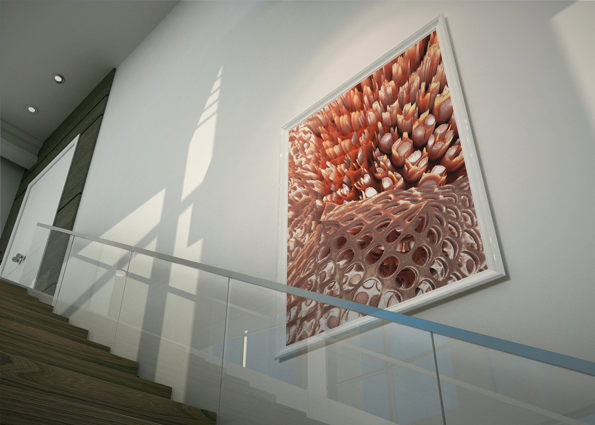 CeruseArtist's tweet photo. AlienPine Large scale fun with an improbable natural twist. #interiordesign #contemporary #remakeremodel #pinecone #alienworld https://t.co/wS4DqeyMmV
