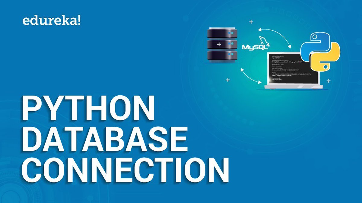 SQL_Junior_'s tweet image. Python Database Connection | How to Connect Python with...
☞ codequs.com/p/HysVtFTzr?ut…
#mysql #MySQL #SQL
-hDDBRf1m_jY