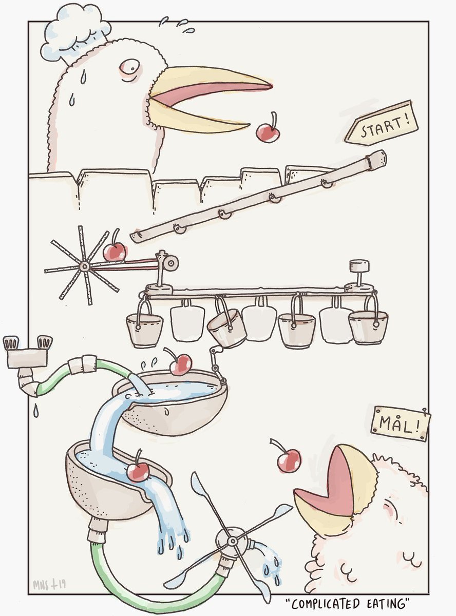 deusExMatteo's tweet photo. Complicated Eating from the Draw-A-Ton challenge round 3 that I'm currently doing on Instagram.
The idea is simple
1. I post a questionair where ppl can post ideas for a drawing
2. I draw what I think the idea would look like
3. I post the drawing!
It's a good time #drawaton https://t.co/4OgCFlcFWw