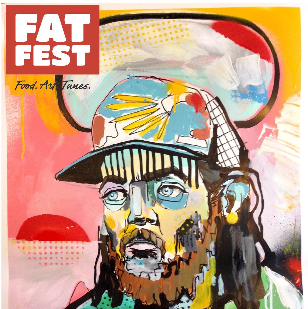 Fat Fest is getting closer and closer and we are beyond ready to see local artist Danny Duffy doing some live art during the fest! We had some of his stuff on display during Bay View Gallery Night this past year and are excited to be working with him again for FAT Fest this year!