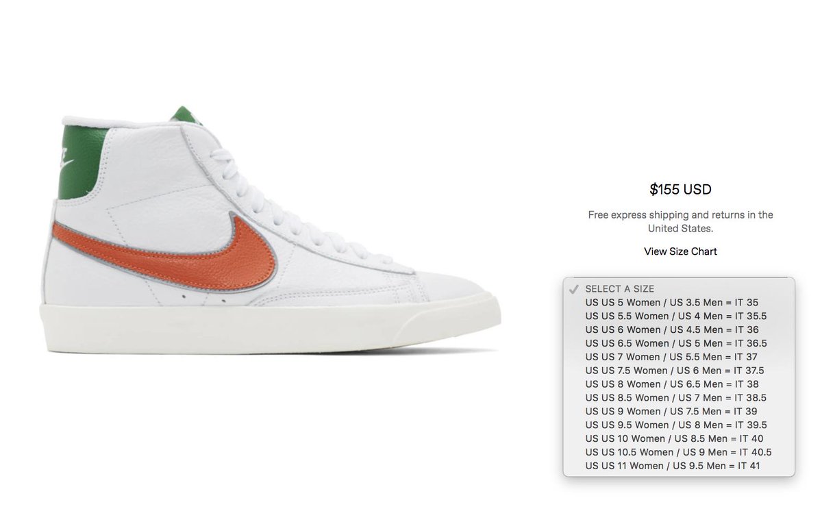 ssense nike blazer