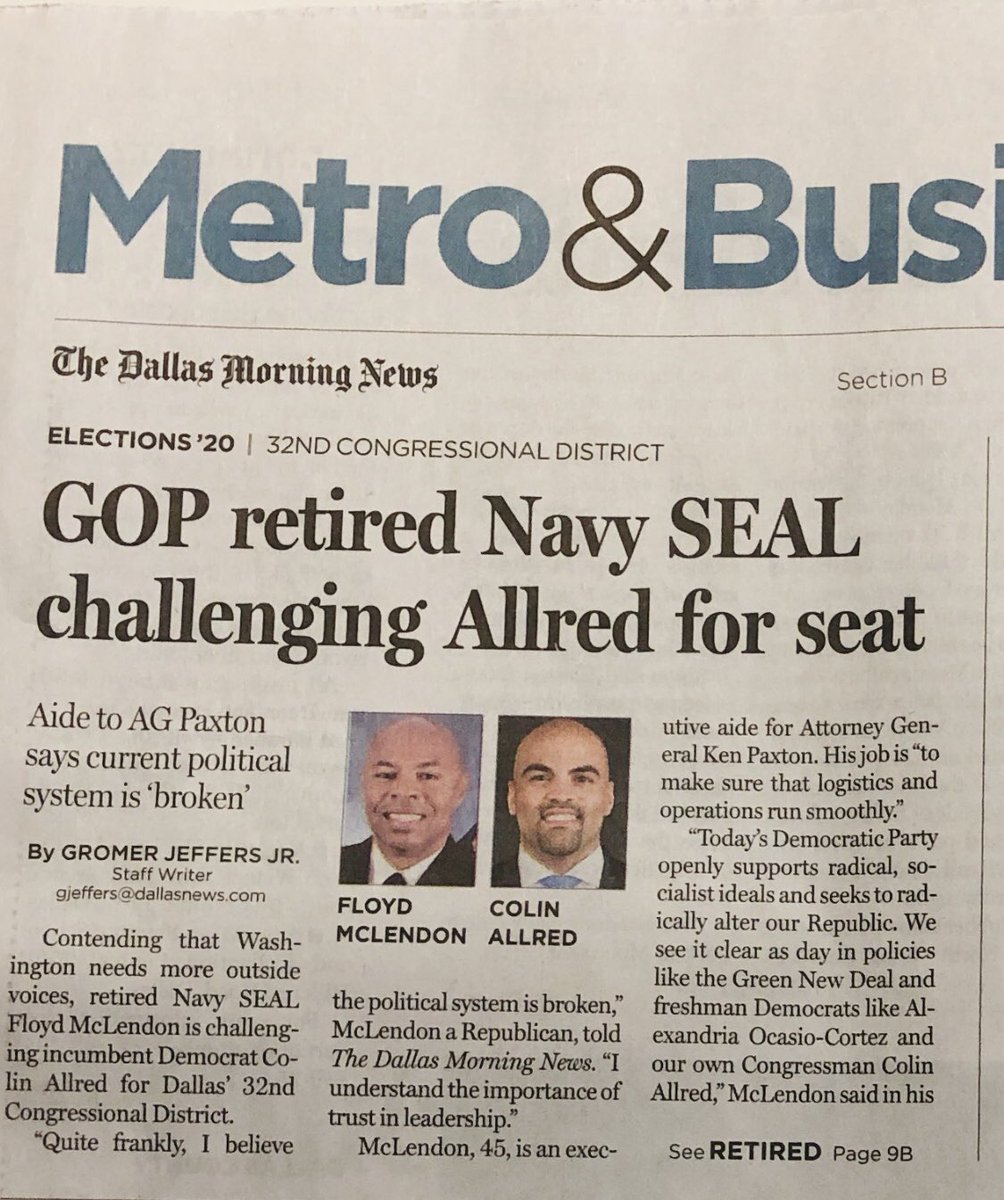 MMcLendon22's tweet photo. Hot off the press!!! Read all about it!! LETS GO !! LETS GO!!!
JOIN THE MCLENDON TEAM
#DOITFORTEXAS
#FLOYDISTX32ND’SCHOICE
Visit https://t.co/7JDp4HiTGL https://t.co/VdCAyBT7Hy