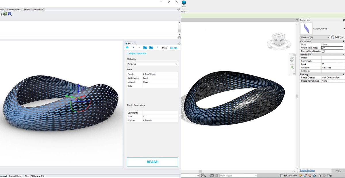 MKS DTECH (@mksdtech) on Twitter photo BEAM! Out now!
A tool that connects McNeel's Rhino excellent multipurpose 3D modeler with the AEC industry-standard Autodesk Revit.
Try the BETA!
mksdtech.com
youtube.com/watch?v=JbfxM_β¦
#rhino3d #autodeskrevit #dynamobim #AEC #BIM #MKSBEAM <a href="/AutodeskRevit/">Autodesk Revit</a> <a href="/McNeelEurope/">McNeelEU Rhino3D</a> BEAM! Out now!
A tool that connects McNeel's Rhino excellent multipurpose 3D modeler with the AEC industry-standard Autodesk Revit.
Try the BETA!
mksdtech.com
youtube.com/watch?v=JbfxM_β¦
#rhino3d #autodeskrevit #dynamobim #AEC #BIM #MKSBEAM <a href="/AutodeskRevit/">Autodesk Revit</a> <a href="/McNeelEurope/">McNeelEU Rhino3D</a>
