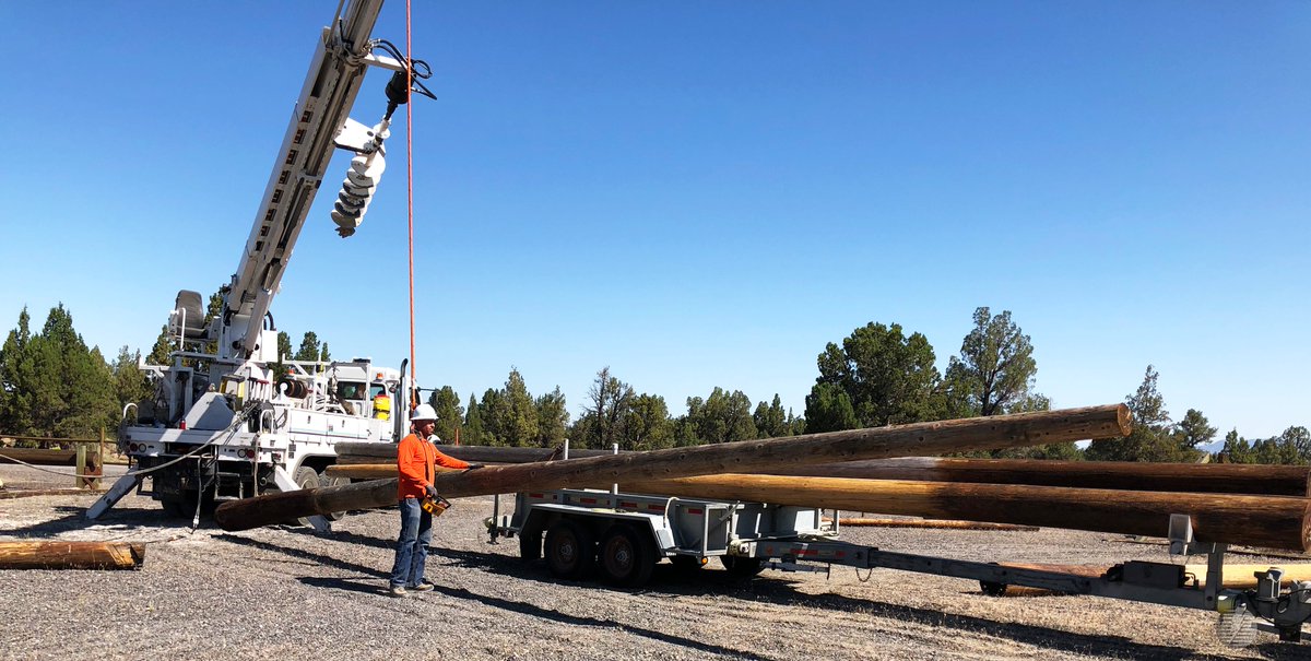 CentralElectric's tweet image. @CentralElectric crews were working hard in the community today replacing poles. #OYCP #OregonYouthChallenge