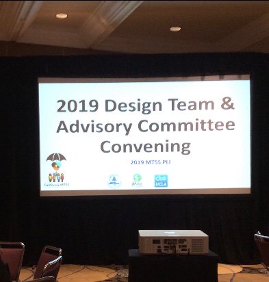 I was able to attend my first in person meeting with the advisory committee yesterday and today I presented. Knowledge is Power! A great wealth of information, can’t wait for next year. #CAMTSSPLI