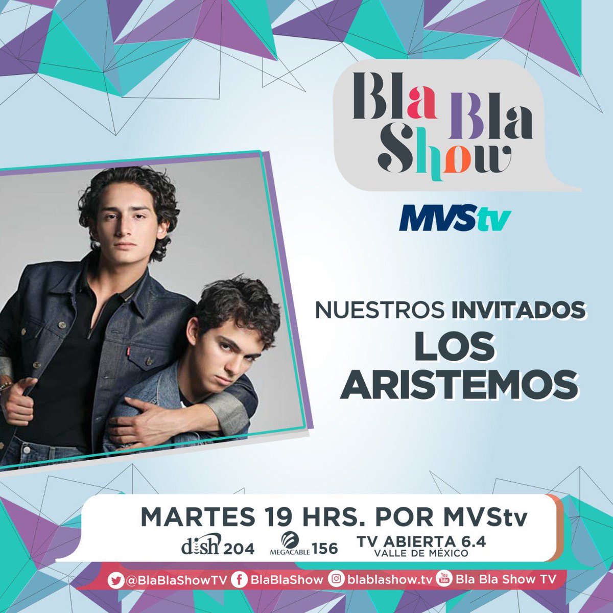 emiliosoriomex's tweet photo. 📺| Recuerden que los chicos estarán en @BlaBlaShowTV a las 7 pm! 

Información del canal en la imagen. ��🏻💖

@mailomarcos @JoaquinBondoni https://t.co/6FGD5lnGlF