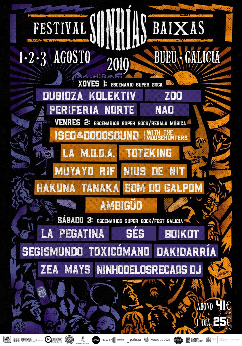 Festival Son Rías!!! 2 de agosto!!! Ali estaremos!!!