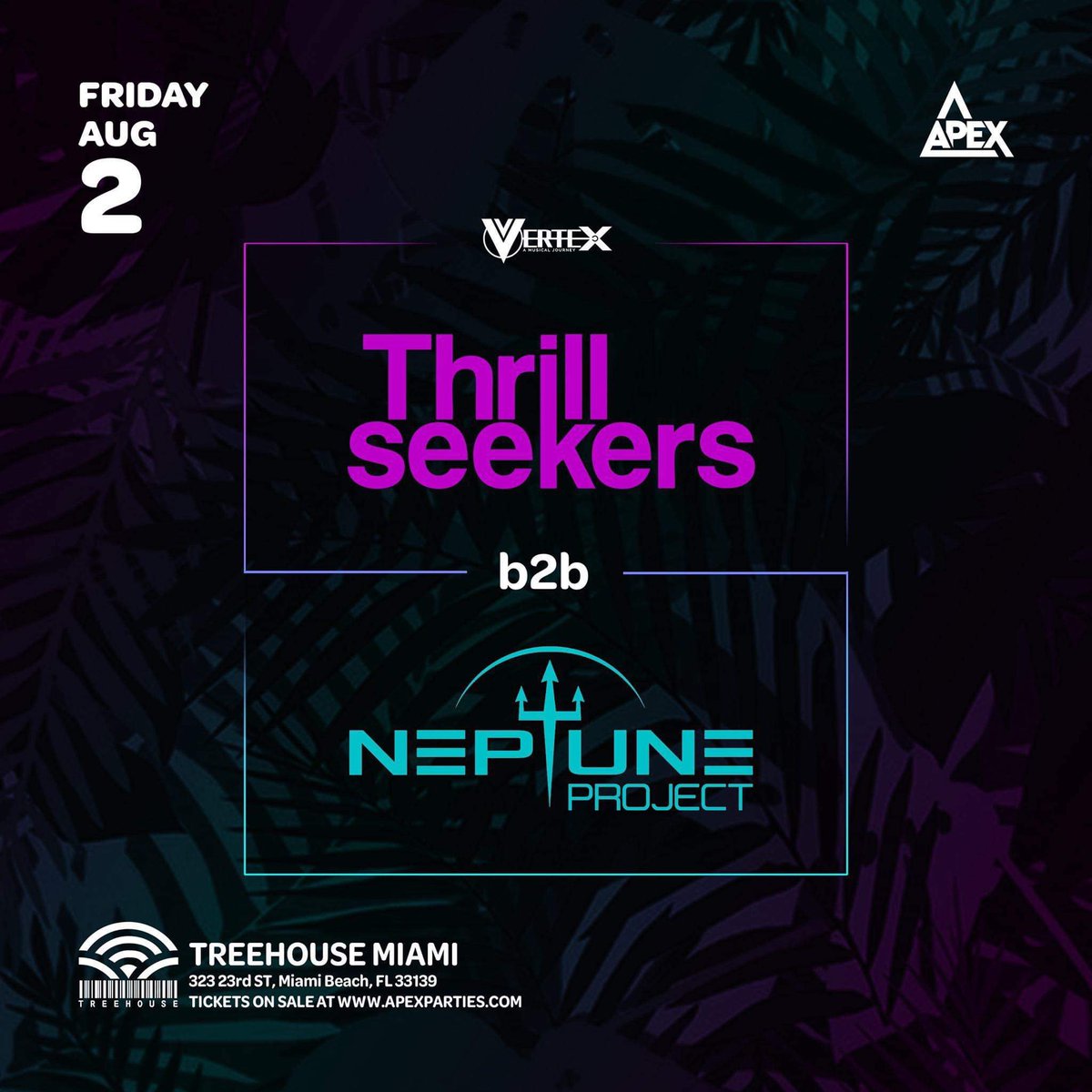 This Friday at Treehouse Miami = Levels of WOW Part II with <a href="/SteveHelstrip/">The Thrillseekers</a>