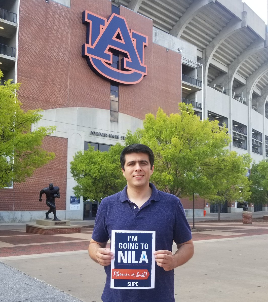 moncadaja's tweet photo. I am going to #NILA2019!!! @SHPE @shpe_au @AuburnEngineers @CarreroGroup_AU https://t.co/dBw4jh6q4m