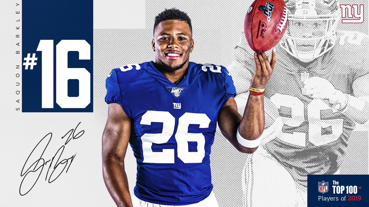 OKAAAY @SAQUON‼️
 
Our RB is No. 16 on the #NFLTop100