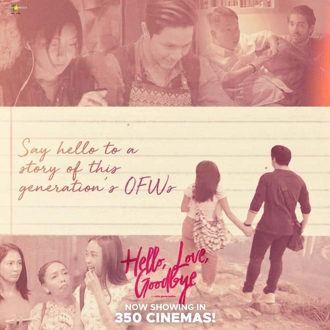 Say your HELLO to Joy and Ethan today! #HelloLoveGoodbye is NOW SHOWING in 350 cinemas nationwide! ❤️ #HelloLoveBegins