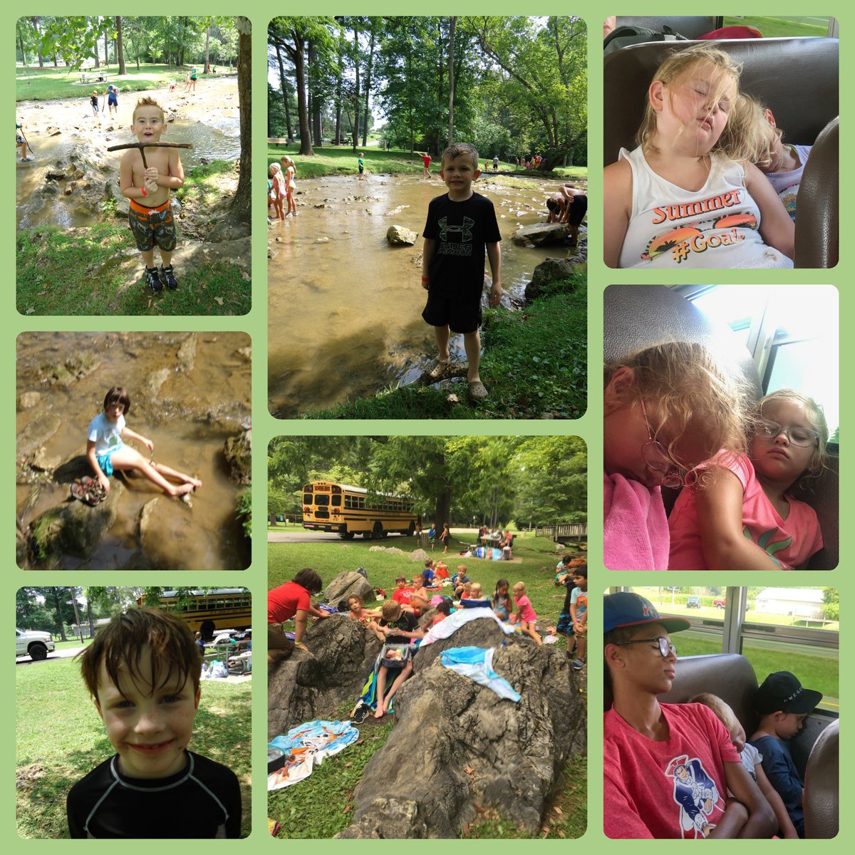 TAandFSummerEd's tweet photo. Last Summer Educare 2019 Field Trip to Steele Creek ☀️#SteeleCreek #SunscreeningDownToAScience #LotsOfTreasuresFoundInTheCreek #ExplorePlayEatRepeat ❤️ #FunDay #MakingMemories #SummerEducare2019 https://t.co/glNZiItoOW