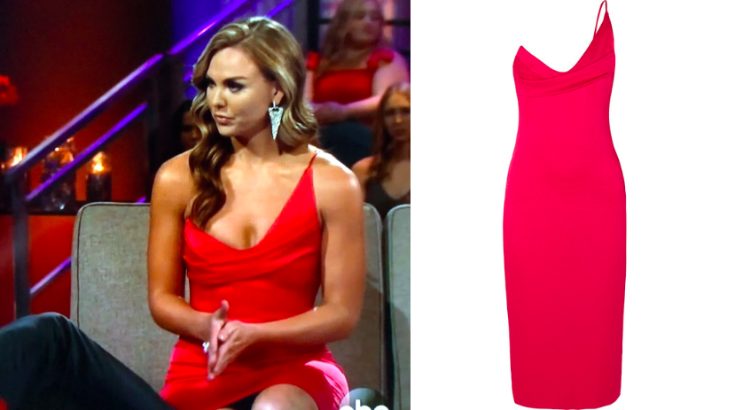 hannah b red dress
