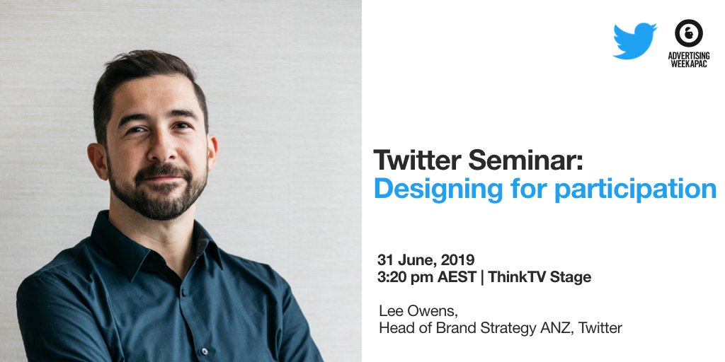 XMarketingAU's tweet image. Tune in at 3:25 pm today to catch @ChazCasual from @Twitter at #AWAPAC. Tweet your questions to #AskLee
