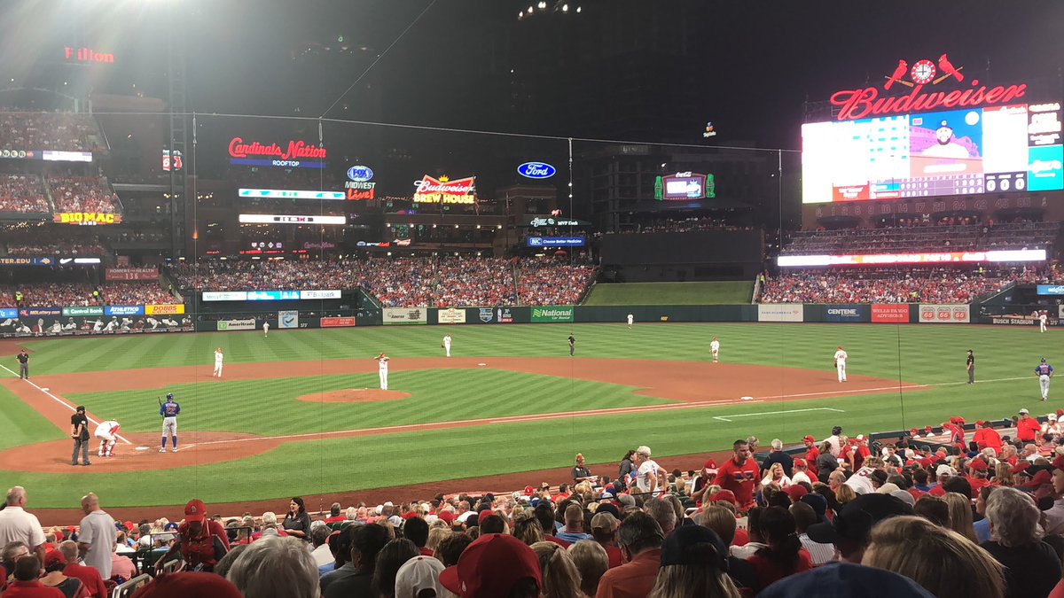 wheresmarknow's tweet photo. Cardinals vs Cubs #winning https://t.co/f9dNU7aOXa