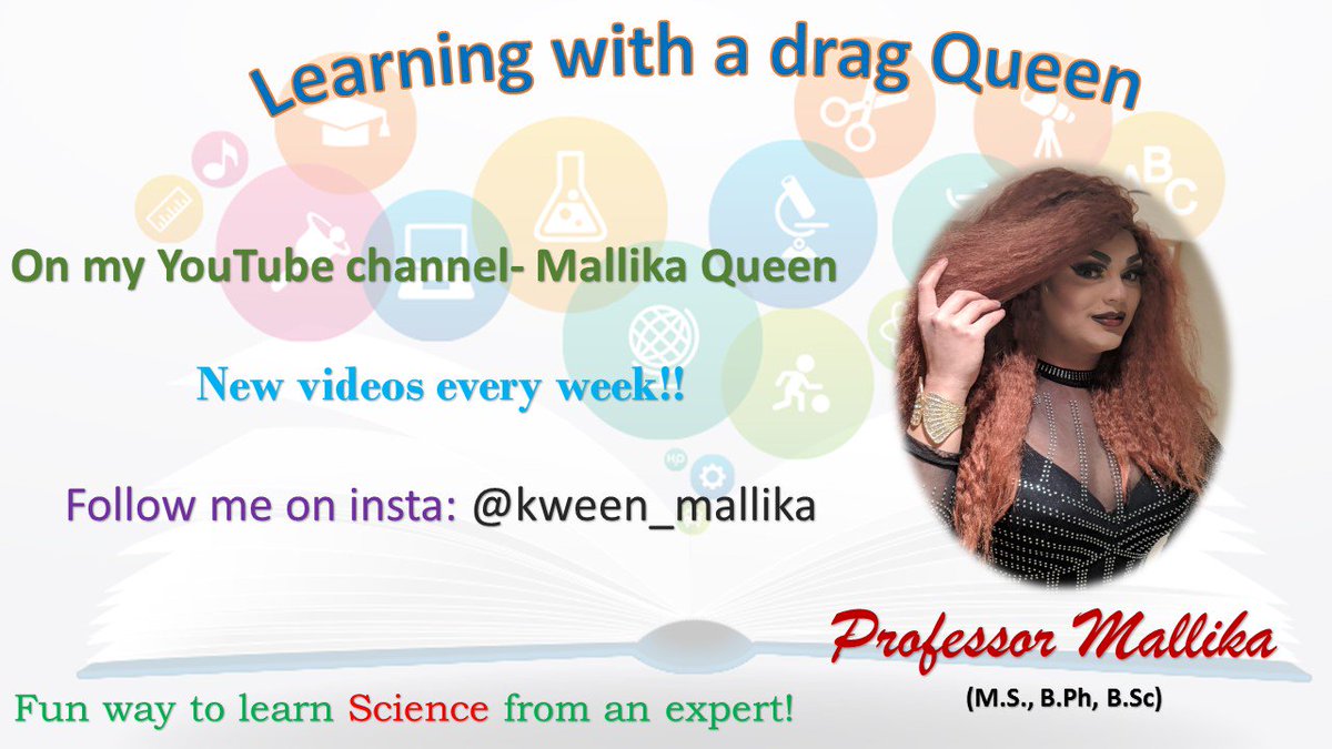 My #initiative on telling people that #dragqueens can also be #literate #academicallysound and #careeroriented #First #video releasing on the 15th of August, 2019 @RuPaul @RuPaulsDragRace #chemistry #Science