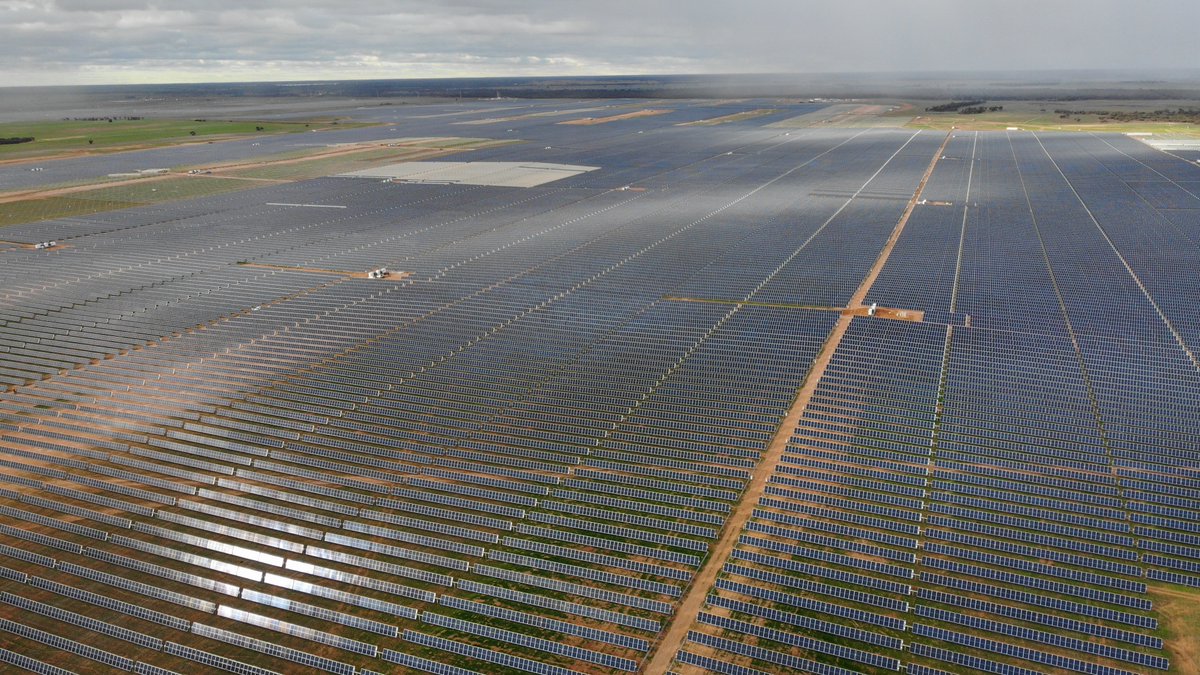 Sunraysia Solar Farm - Latest picture of the site