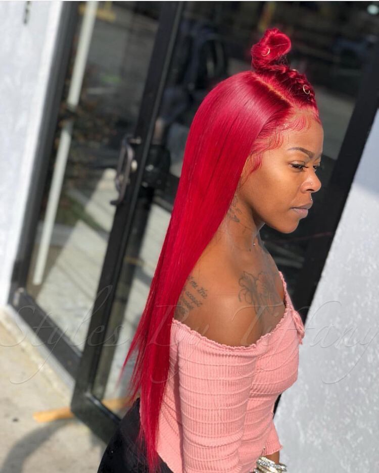 Nicole Noire Hair V Twitter Cherry Red Install Yay Or Nay