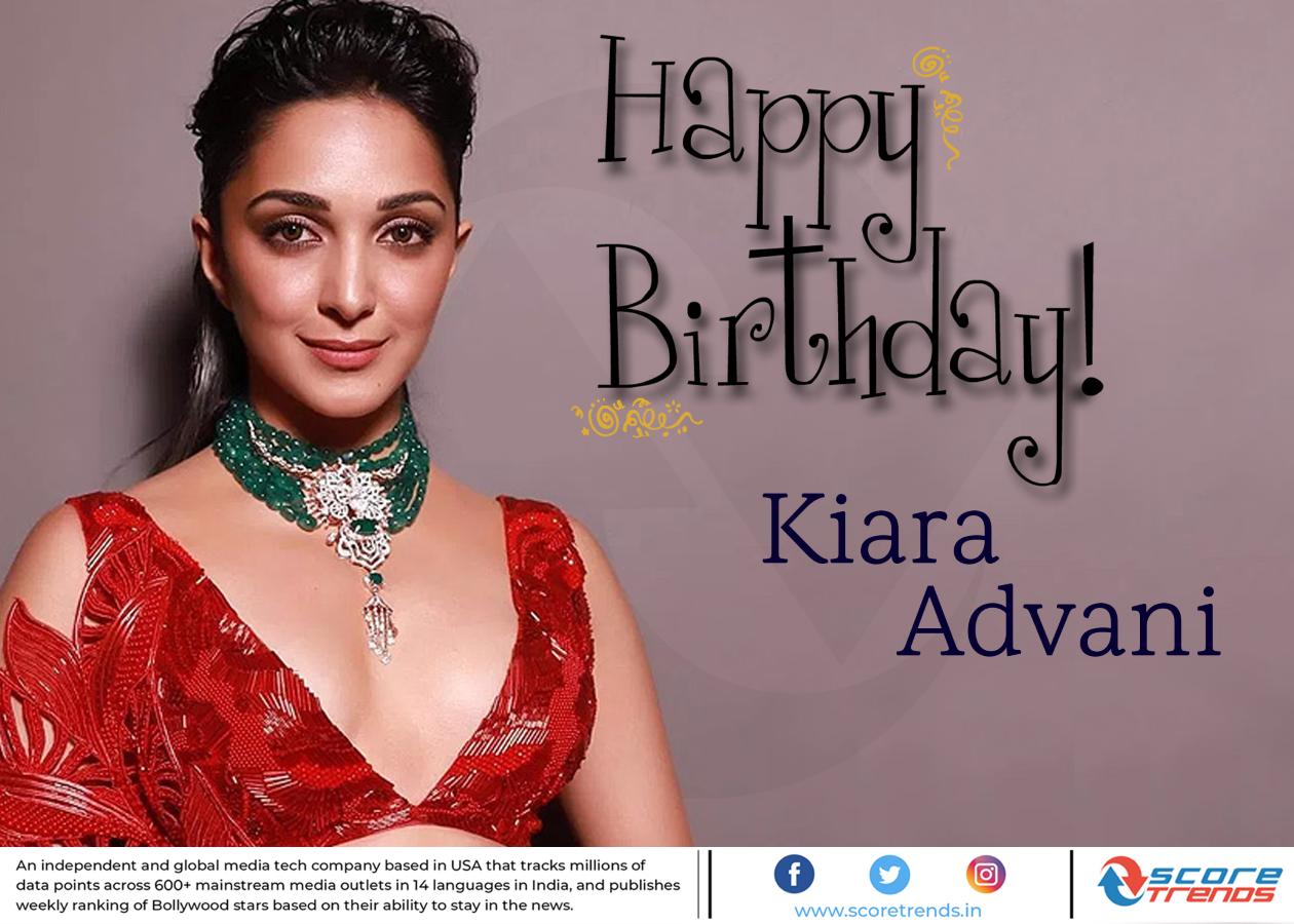 Score Trends wishes Kiara Advani a Happy Birthday!! 