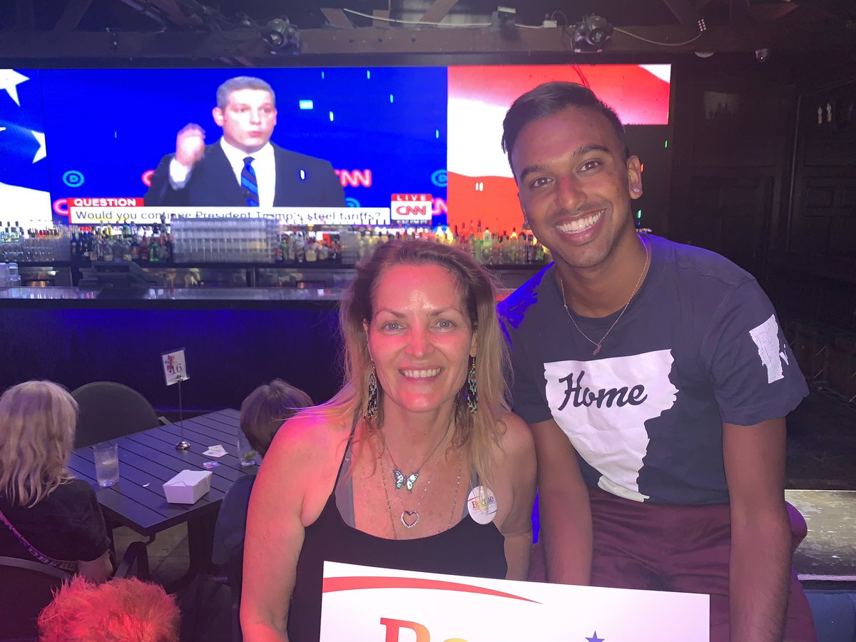 ChrisBowenSoCal's tweet photo. Great to watch our Progressive Champion @SenSanders in #WeHo with @MsEddieD and the #Bernie crew! #Medicare4All #LGBT4Bernie #POC https://t.co/SaSej7Uu5k
