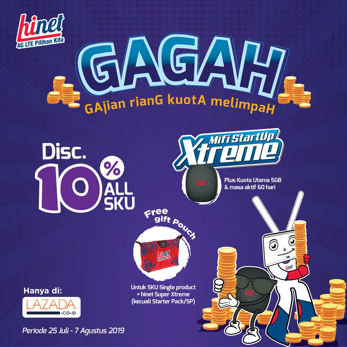hinet_id's tweet photo. Dapatkan Mifi + kuota 35GB + Masa aktif 60 hari + pouch eksklusive Hinet. Komplit sekali kan.
Yuk cek langsung di online store Hinet : 
Lazada : https://t.co/pCFJyslvEB https://t.co/1gAxRj6gjk