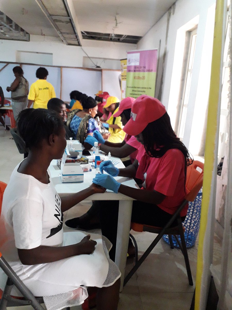 LWI and WIHA 10-day Hepatitis #Advocacy #Awareness #Screening and #Vaccination programme continued Yesterday  30th July at  a Faithbased Mission, Wesley Cathedral Lekki Expressway ...'waiting time' of 10-15 minutes prior to hepatitis RDTresult is substituted with other screenings