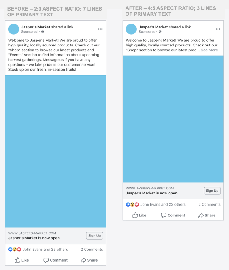 Facebook is at it again. Starting August 19, posts and ads on mobile will be shorter and smaller. How will this impact your social marketing and advertising? Read more here buff.ly/2OvLiTV